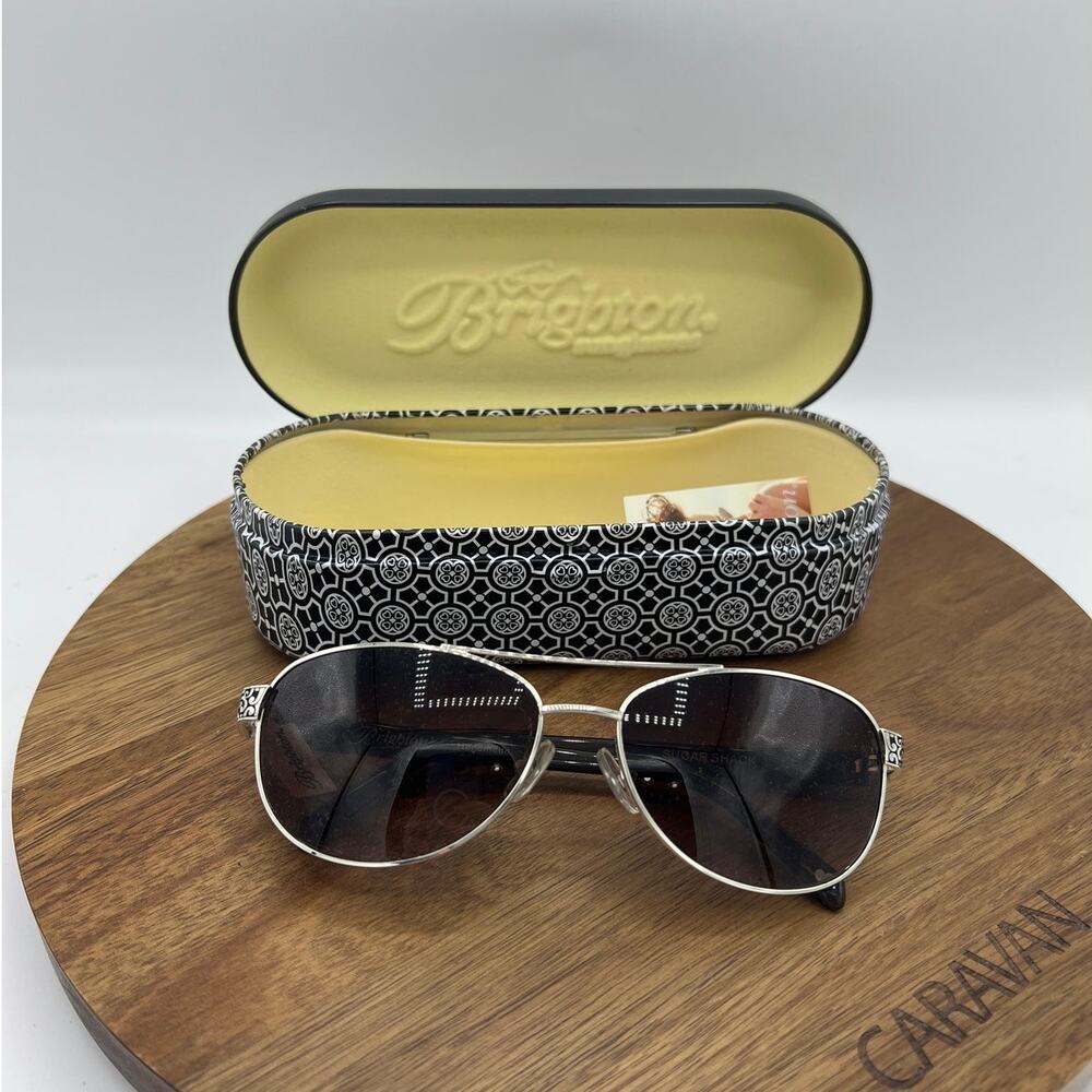 Brighton Sugar Shack Brown Aviator Sunglasses - Picture 3 of 6